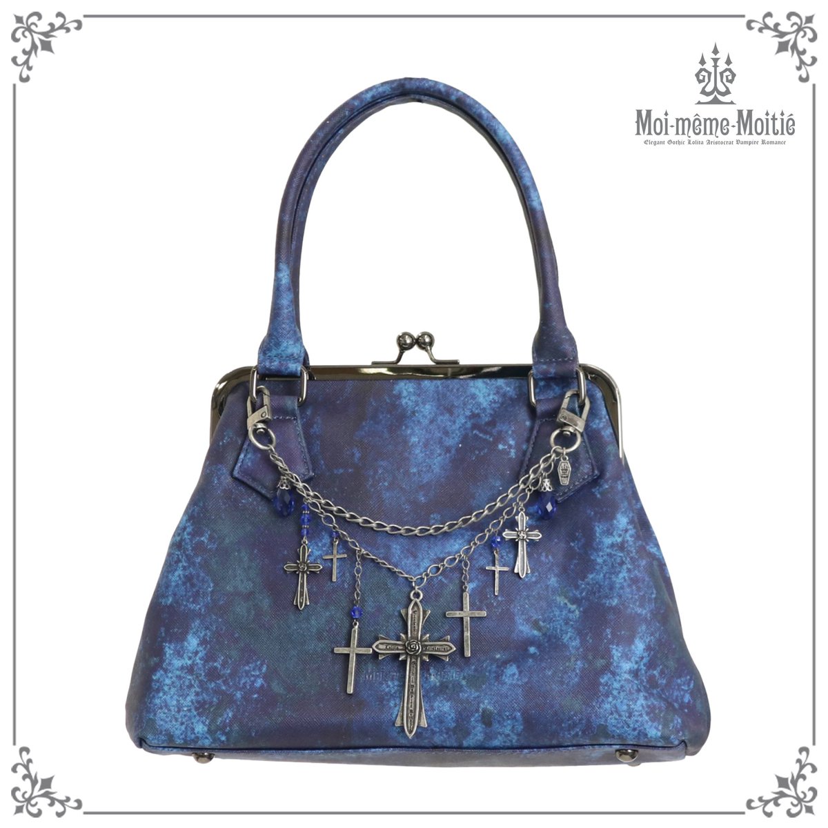 新商品】7/17 18時〜販売開始 M+ROSEロゴ十字バッグチャーム シルバー