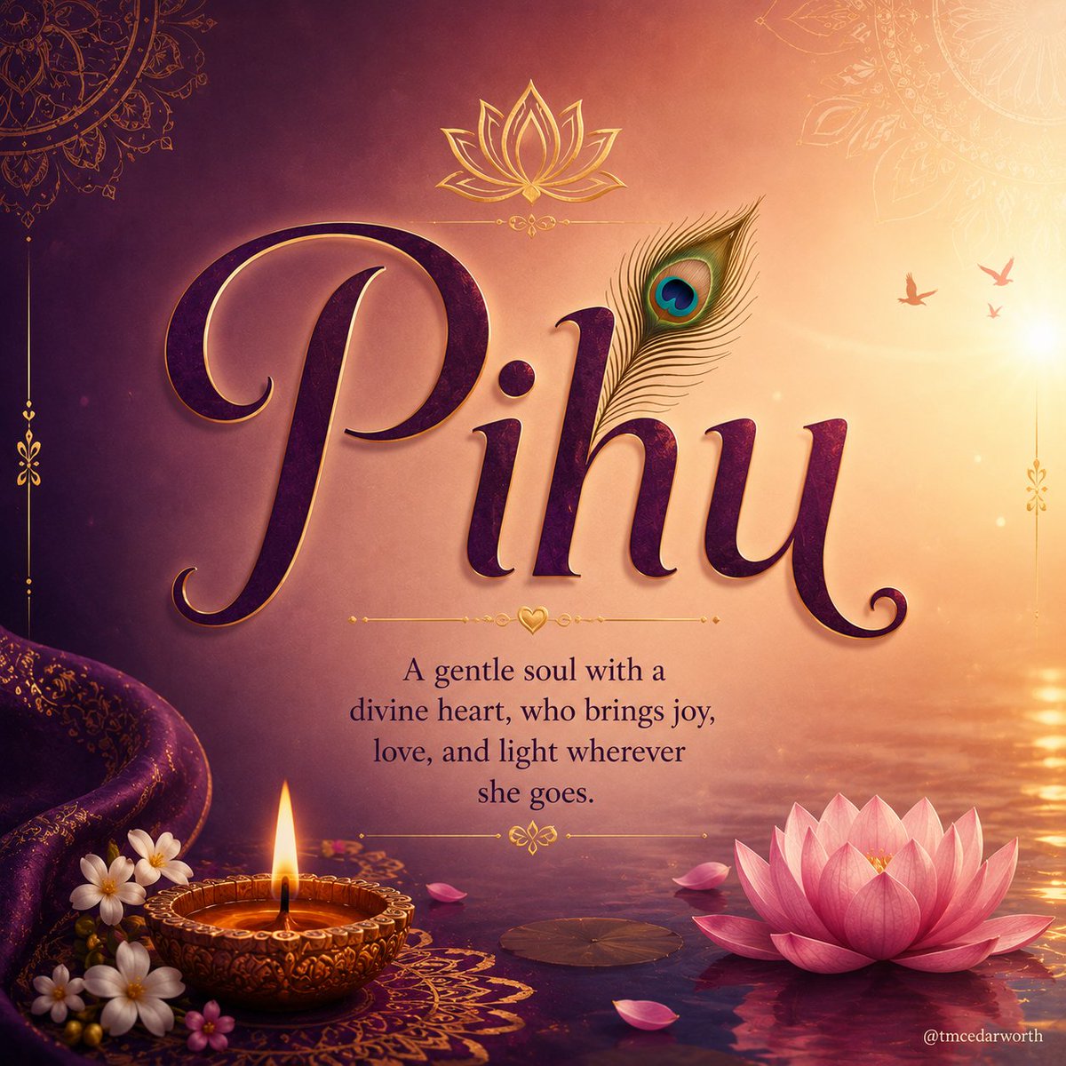 tmcedarworth's tweet photo. Beautiful names 😊 

Viraj | Pihu | Vivian |Shaurya 

#Names #indian https://t.co/ZcGZ0Cbptb