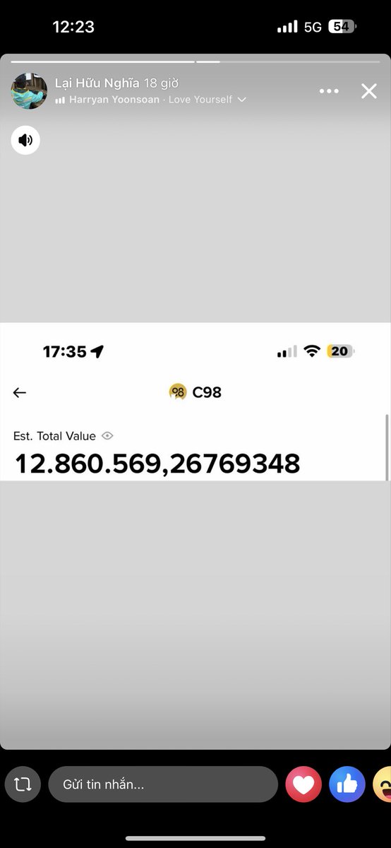 danh13623623's tweet photo. Idol 1 thời, post reel đang cầm 12 triệu đồng #C98 https://t.co/rRbl0ZvISx