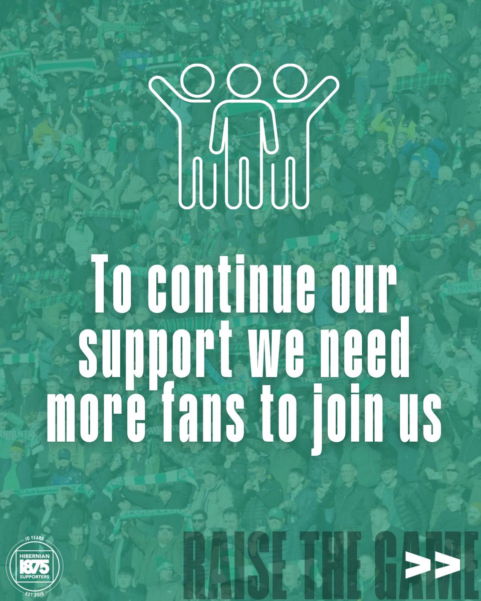 hfcsupporters's tweet photo. 💪 We’ve been backing the club for over 10 years with additional investment from fans.

We want to continue our support, but we need your help to do so!

You can sign up for a monthly payment, with every penny going straight into the club.

As we build up to the start of the new season, join us to ensure we are doing everything we can to drive the club forwards.

👉 https://t.co/sdVo9xph4N

#RaiseTheGame | #AlwaysHibs