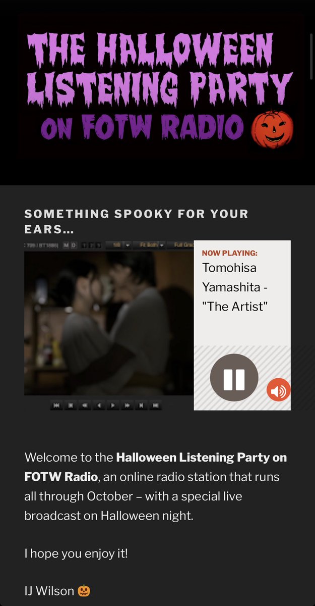 pandapanda5119's tweet photo. #halloweenradio 🇦🇺
#TheArtist です♪
素敵💓
Thank you very much❣️
#山下智久
#TomohisaYamashita
@fotwradio https://t.co/FdYbwrFS7j