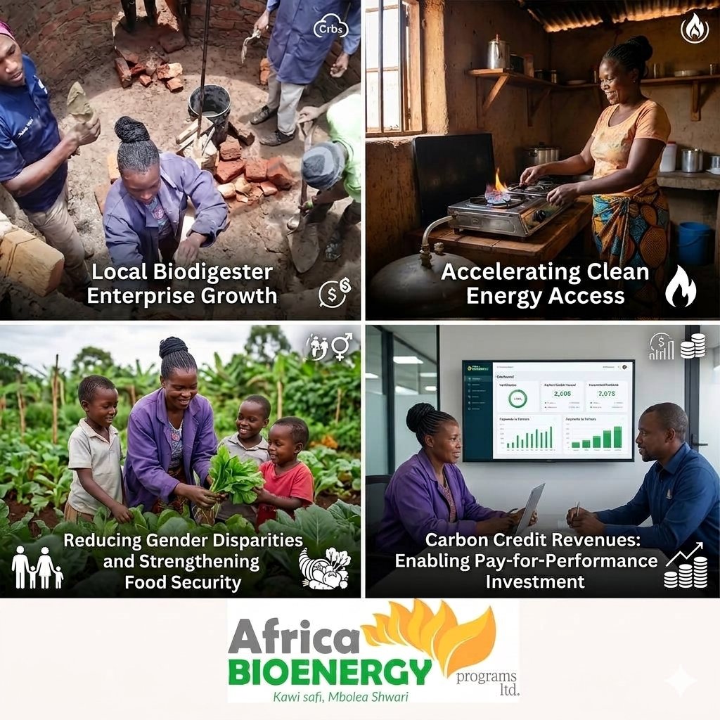 KBiogas's tweet photo. Carbon revenues linked to verified methane reductions reduce the upfront cost of biodigester systems for households and institutions. Under Kenya’s climate finance strategy and results-based financing frameworks, carbon markets enable pay-for-performance investments that accelerate clean energy access, reduce gender disparities in energy poverty, strengthen food security, and support the growth of local biodigester enterprises.
#CleanEnergy #Nutrition #GenderEquality #FoodSecurity #carboncredit #Biogas