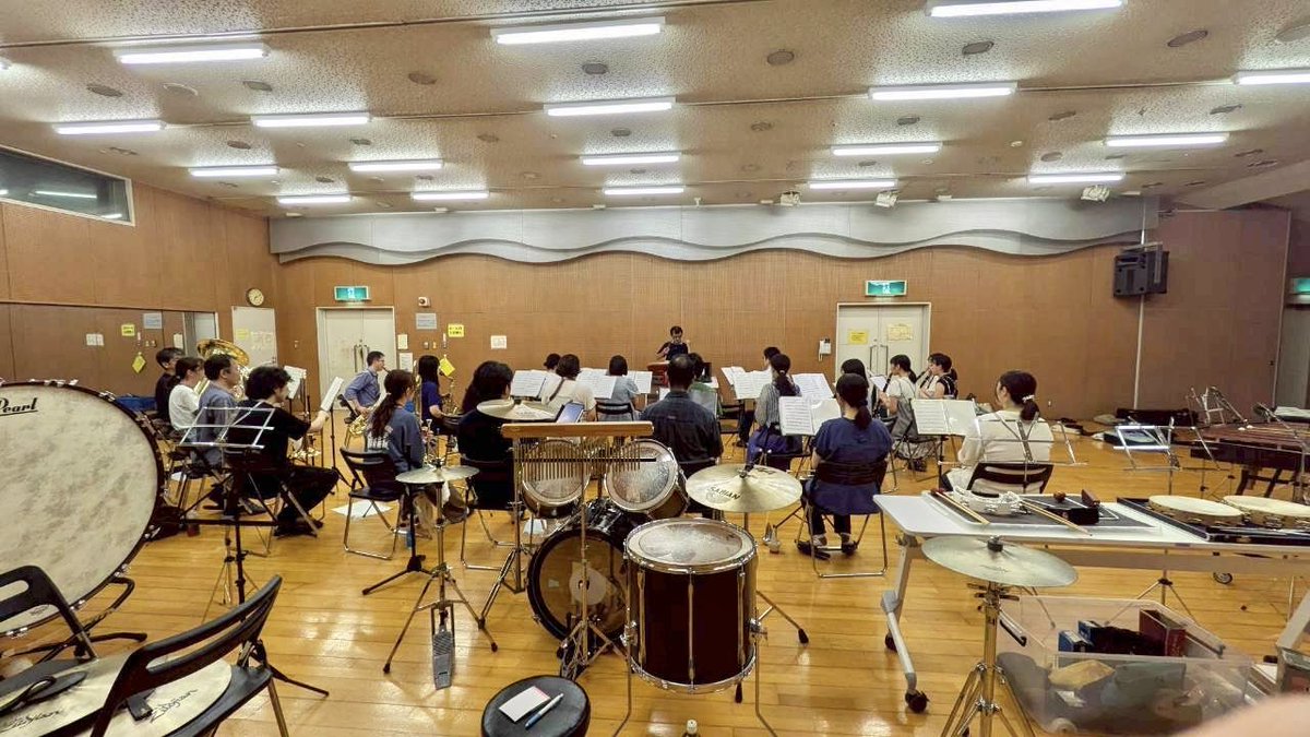 ocean_brass55's tweet photo. 昨日は定期演奏会の全曲練習でした🔥
定期演奏会まで残り約1ヶ月半！頑張っていきましょう💪

✨オーシャンブラス第24回演奏会✨
日時:8月30日(日) 14時開演
場所:湘南台文化センター 市民シアター
入場料:無料

ぜひぜひ聴きに来てください✨
団員一同お待ちしております🎶 https://t.co/a2pGsTgrA9