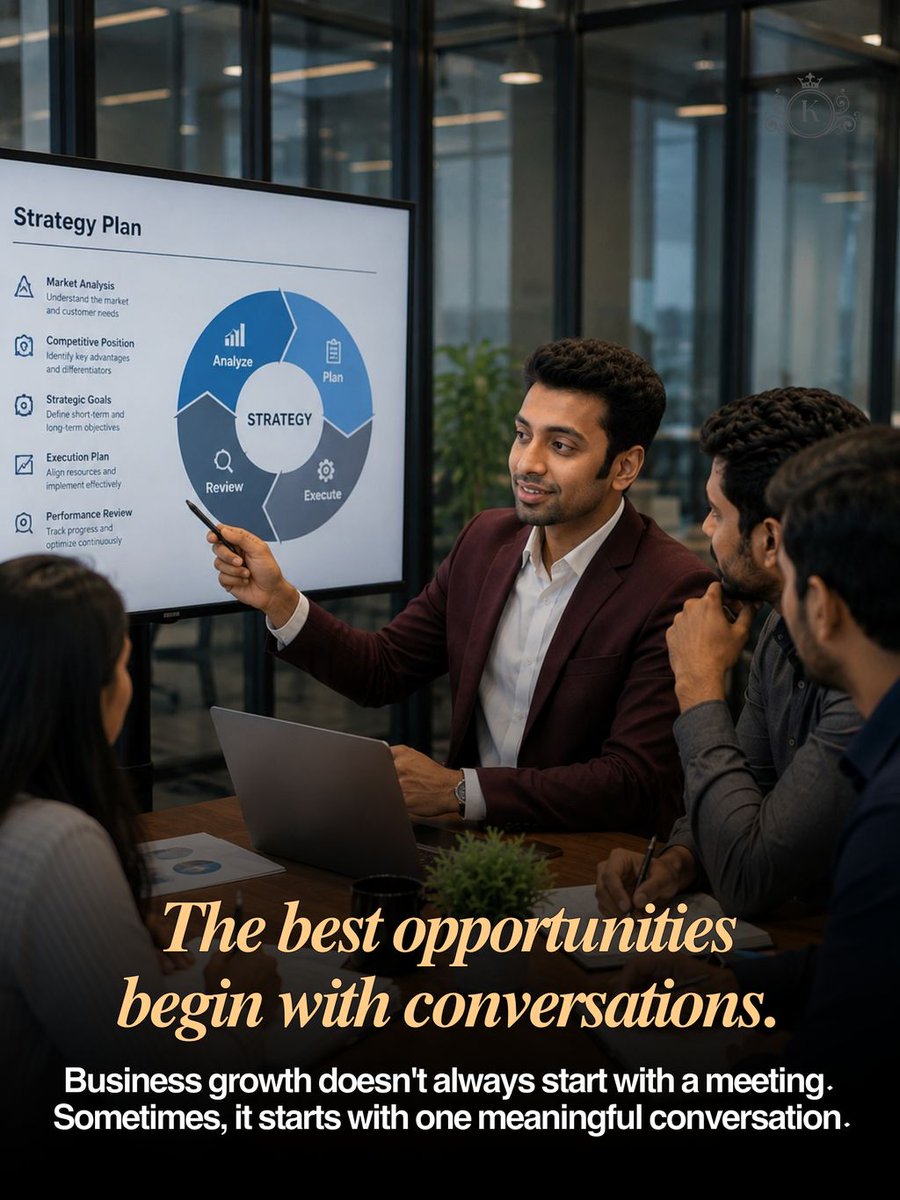 kishorekumarceo's tweet photo. The biggest opportunities come from understanding people—not selling.

Ask better.
Listen deeper.
Create value first.

Trust always beats transactions.

💬 What's one habit that helped you build stronger relationships?

#leadership #business #growth https://t.co/07GZ9BglWP