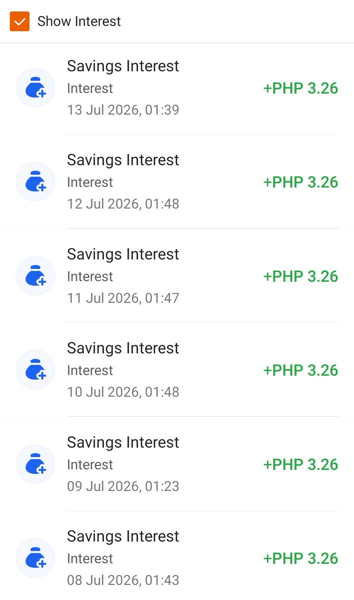 easygrindgg's tweet photo. Grabe ka Maribank! Taas ng daily interest hehe
Kung gusto mo makakuha ng ₱150, magregister ka lang gamit ang link na ito 🔗https://t.co/tvbH9apV1q
o gamitin ang aking referral code: JN897109
Magdeposit lang ng 1k sa account mo at ihold ng 3days para maclaim ang ₱150!

#maribank https://t.co/mgbEMtMdH2