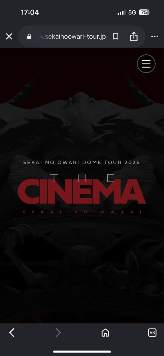 OoooomaSh's tweet photo. SEKAI NO OWARI DOME TOUR 2026「THE CINEMA」
京セラ7/12

#THECINEMAネタバレ

#THECINEMA https://t.co/gZuU6i8Tn3