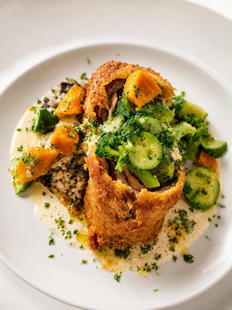TheDeliHermanus's tweet photo. @SAwhalewatching @YouTube Buongiorno 😃 ragazzi 
Today at Dal Italia today 
🇮🇹🇮🇹❤️❤️🇮🇹🇮🇹❤️❤️🇮🇹🇮🇹
A dish worth making plans for… 🤤🤌🏼
Remember Deli Dining Friday night &amp; 
Notte in Bianco on the 29th July ( white night ) 

Today 😀😀 by Chef Carmen 
Golden, crispy Veal or Chicken Cordon Bleu https://t.co/nfryXaczet