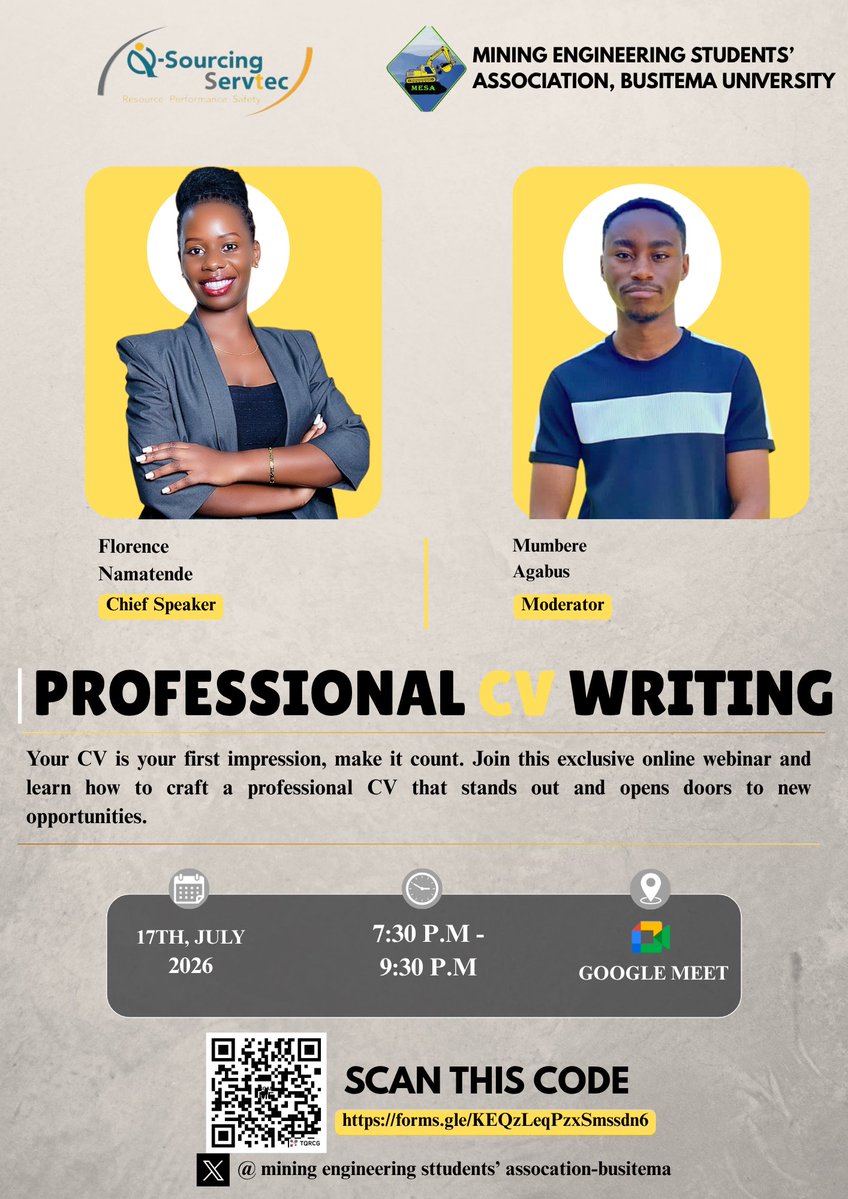 MINING ENGINEERING STUDENTS' ASSOCIATION-BUSITEMA tweet media