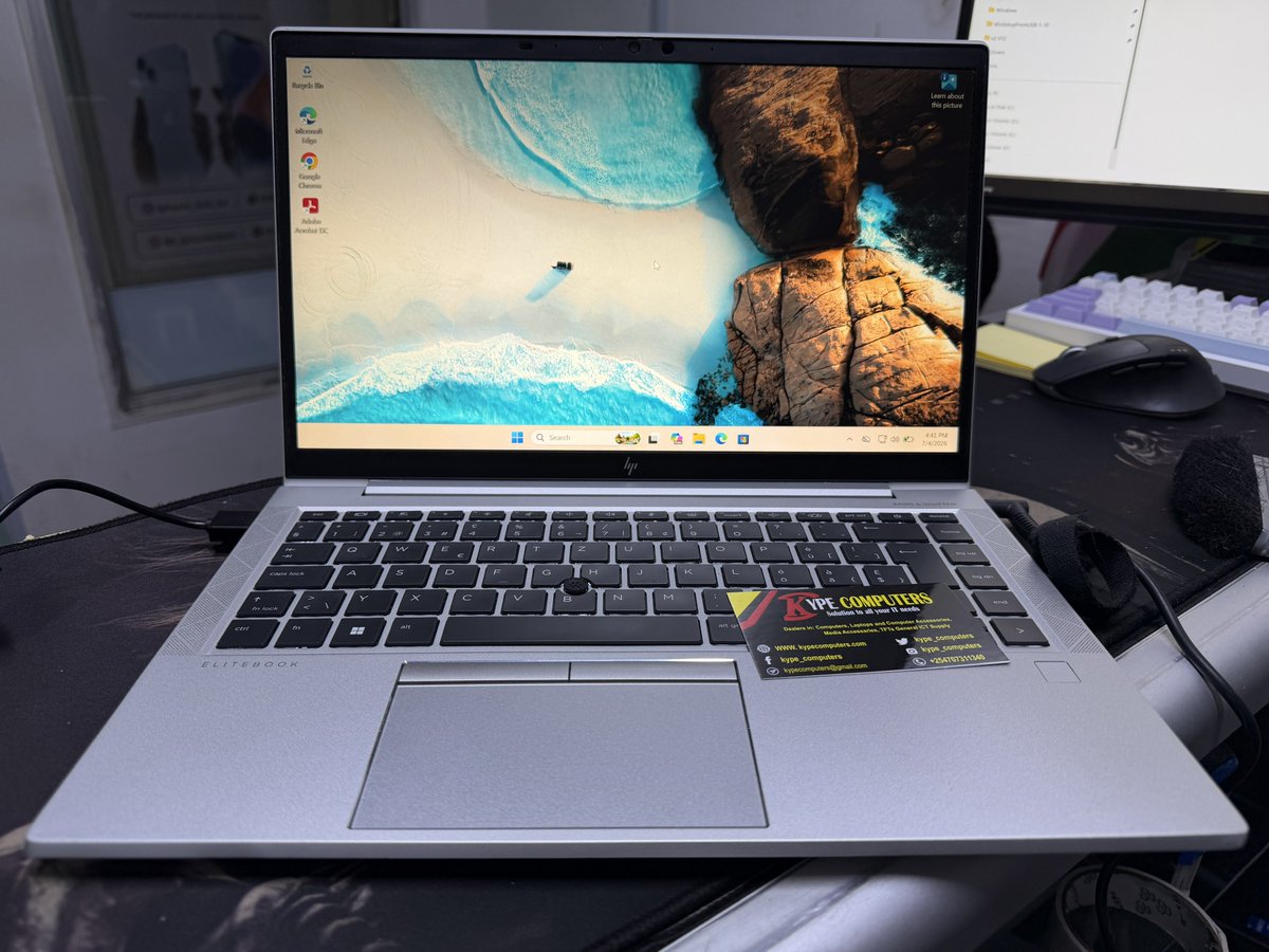 KypeITsolutions's tweet photo. HP Elitebook 845 G8
AMD Ryzen 7 PRO 5850U 8 cores / 16 threads
Base clock: 1.9 GHz - 4.4 GHz
16GB DDR4-3200 RAM (upgradeable up to 64GB)
 512GB PCIe NVMe SSD (upgradeable)
14-inch IPS Full HD touchscreen(1920 × 1080)

KES 49,000

CALL 0707311340 https://t.co/sc4f5pxnA7