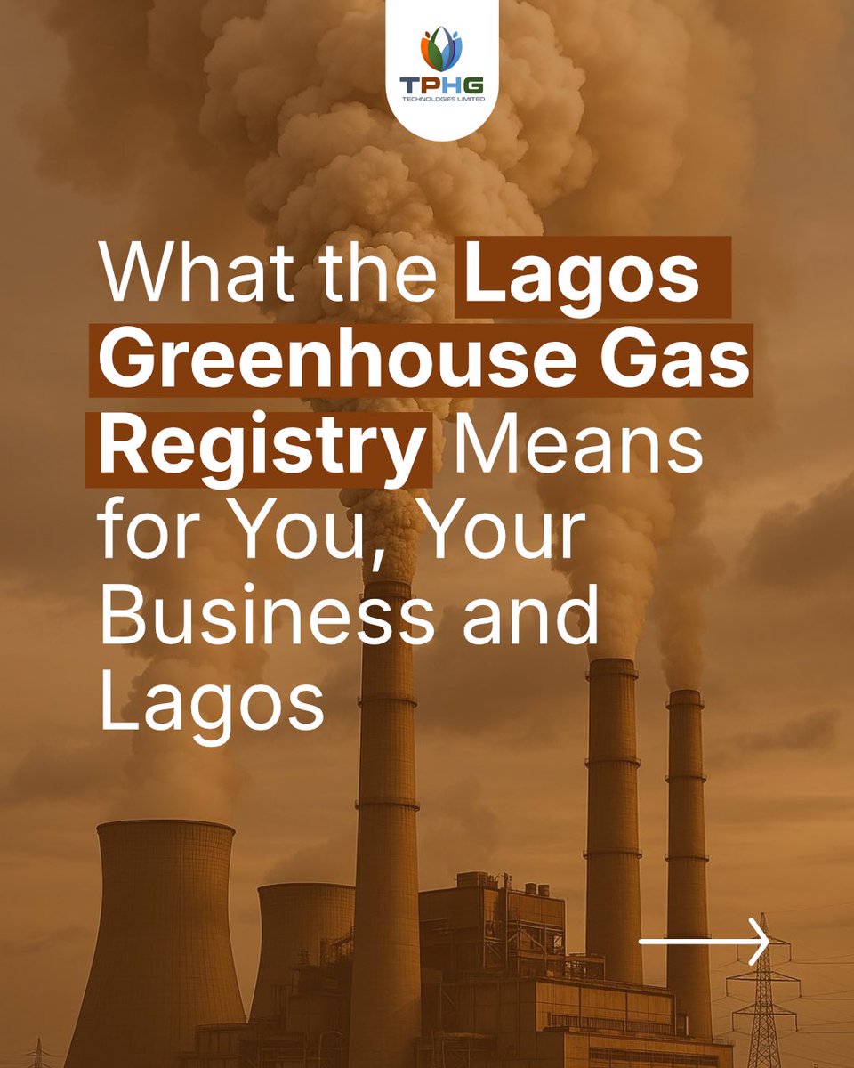 TPHG_Tech's tweet photo. The Lagos Greenhouse Gas Registry is a foundation for smarter planning, stronger climate governance, and greater transparency.

As we count down to launch, discover what the Registry means for you.

Swipe through to learn more.

#lagos #climateaction #climatedata #tphg #lghgr https://t.co/SRCpreG8fY
