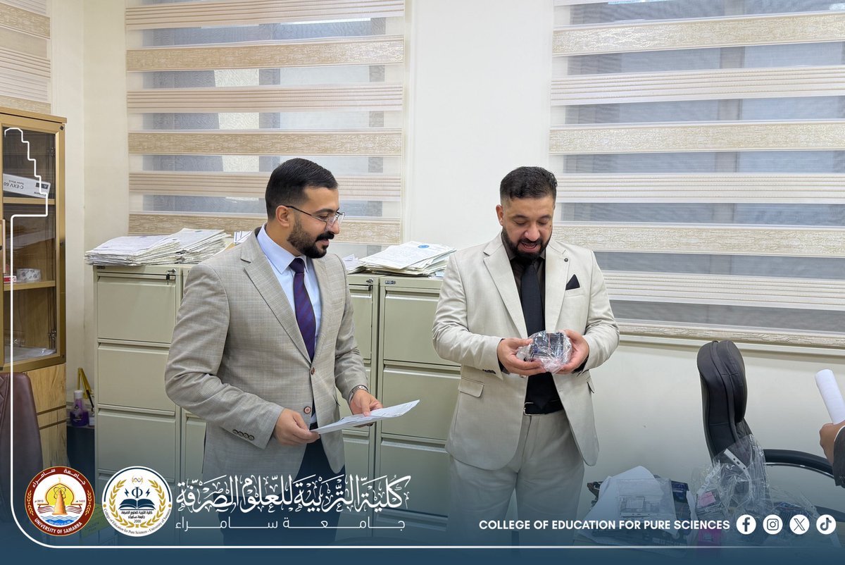 cepsmedia's tweet photo. معاون العميد للشؤون الإدارية يتابع سير العمل في الشعب والوحدات الإدارية

https://t.co/WkjCIsXGP7

#كلية_التربية_للعلوم_الصرفة_جامعة_سامراء 
#جامعة_سامراء https://t.co/XvVyL0GZOi