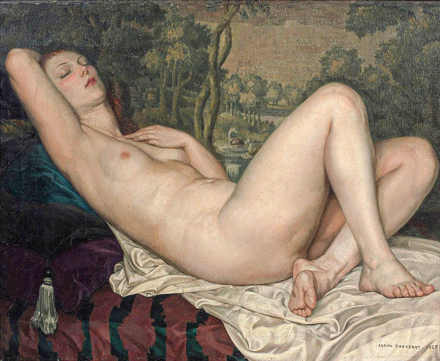 Enteresc01's tweet photo. Adrien Thevenot (1889-1922) was a French artist. He studied at the Académie Julian Paris with Paul-Albert Laurens and was a member of the Société des Artistes Français. https://t.co/FekgupiwW6