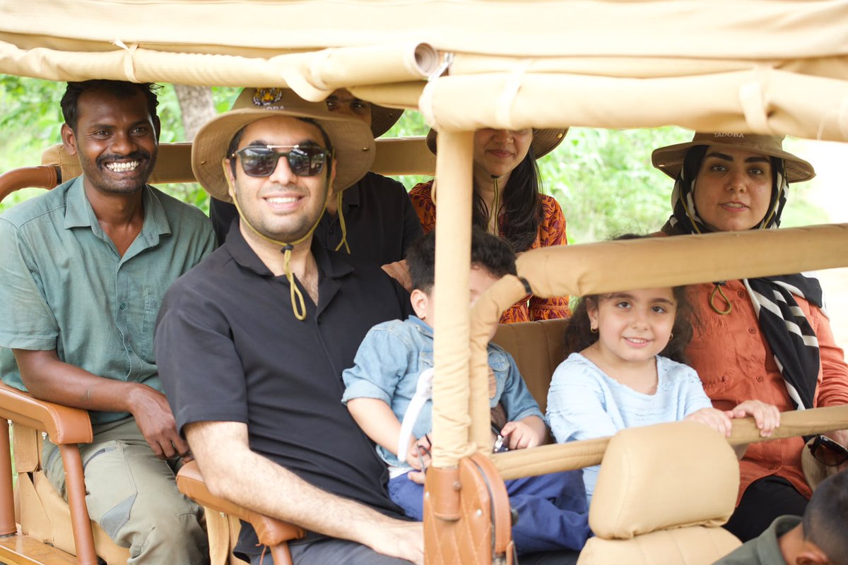 mytadoba's tweet photo. A memorable day at Tadoba! 🐅
The BRICS delegation enjoyed an unforgettable safari with multiple tiger sightings while experiencing Tadoba's rich biodiversity and conservation efforts. A true showcase of wildlife conservation and sustainable management.
#Tadoba #TATR #BRICS https://t.co/2KX48Df2BI