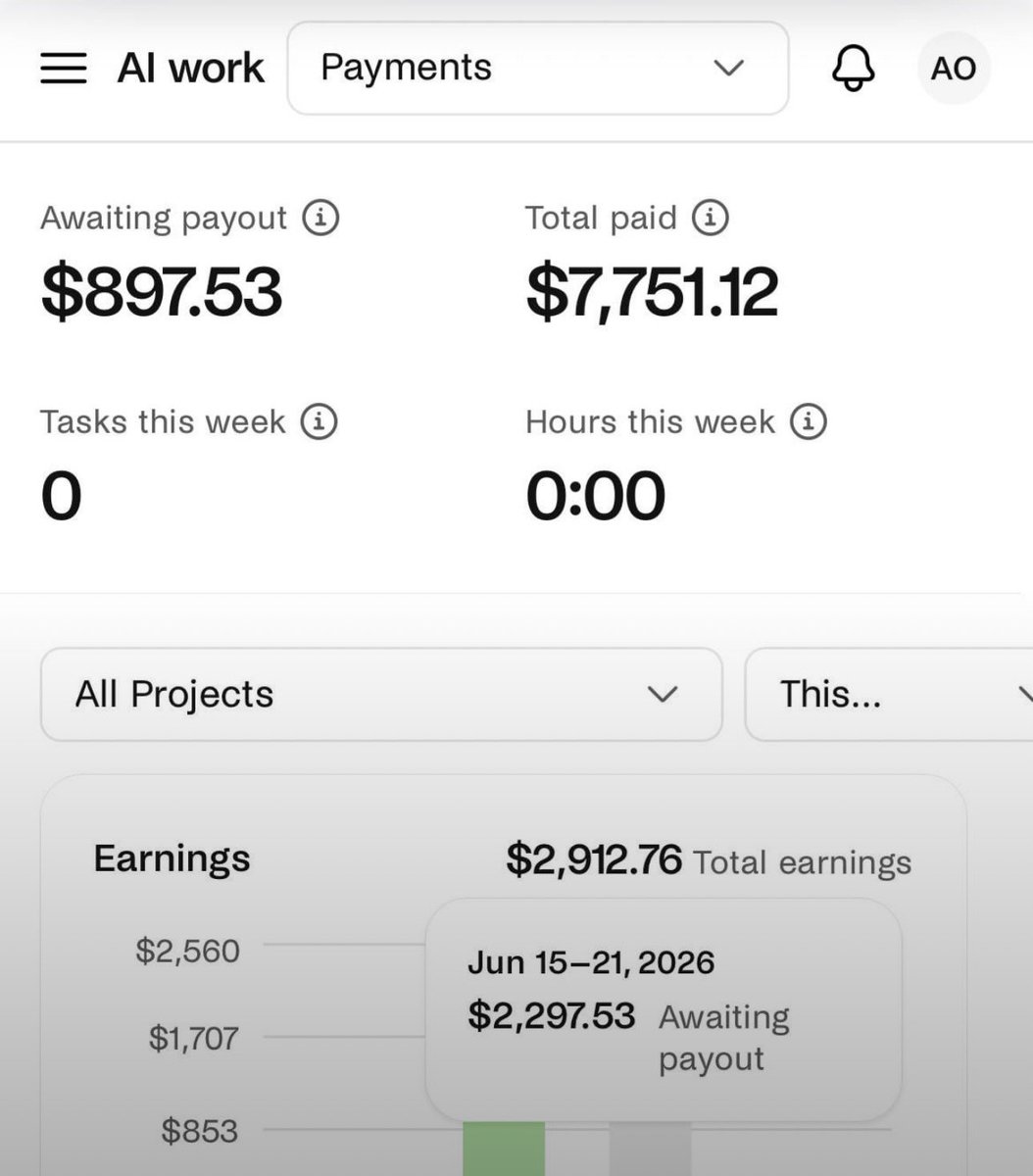 0xAdesola's tweet photo. Do anything in your power to get on these platforms 

Outlier
HandshakeAI
Mercor

Make $2k+ per month, beg your white uncles and aunts if you have to. https://t.co/zpYDoGW8h5