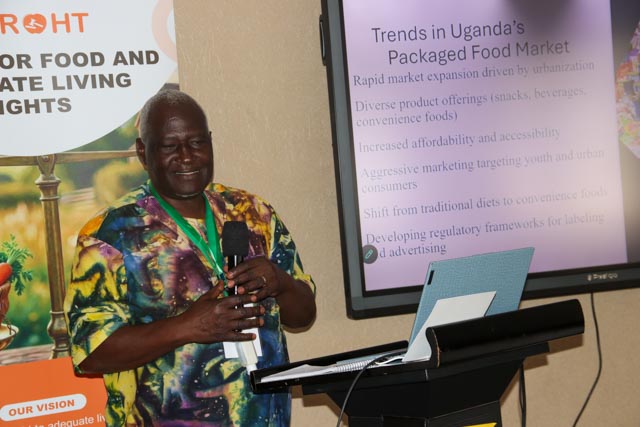 CefrohtUg's tweet photo. Ugandans' diets are changing fast, and so are rates of diabetes, heart disease, and other diet related illnesses. Prof. Charles Muyanja of @Makerere  says the solution starts on the package, clear warning labels on unhealthy food, so people can see at a glance what they're really eating.
#FOPWL #CefrohtUG