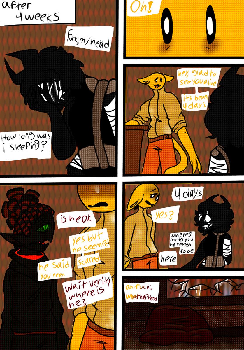 blood_ender's tweet photo. part four of my verity x mob au comic, hehe. >:3
#verity #Twixxle #ThatMob #minecrafthorrormod https://t.co/cEVKSudUh5