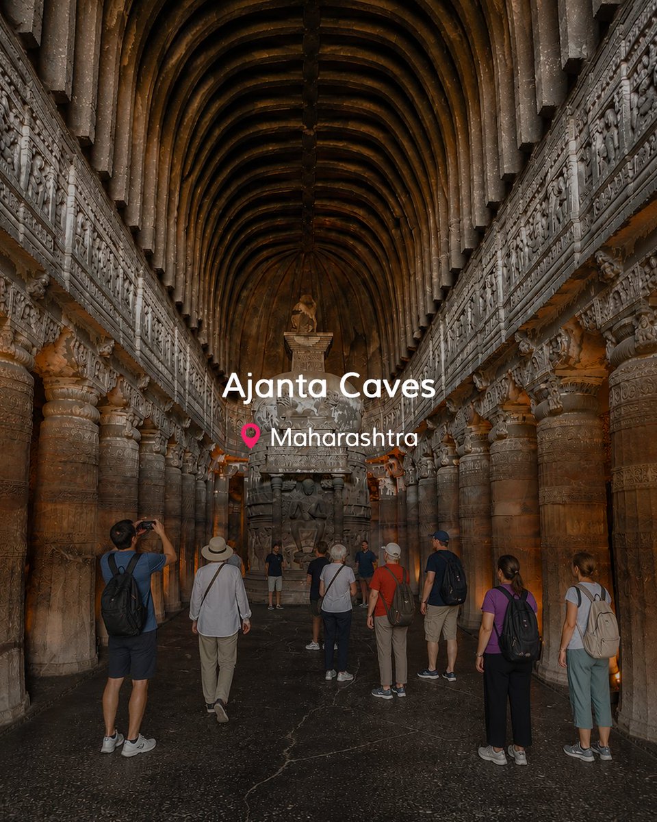IndiaOvation's tweet photo. Every destination has a story. A UNESCO World Heritage Site has a legacy. From the rock-cut masterpieces of Ajanta to the wild landscapes of Kaziranga, discover the places that define India's cultural and natural brilliance.
#OvationIndia #UNESCOWorldHeritage #IncredibleIndia https://t.co/A8rhmijctH