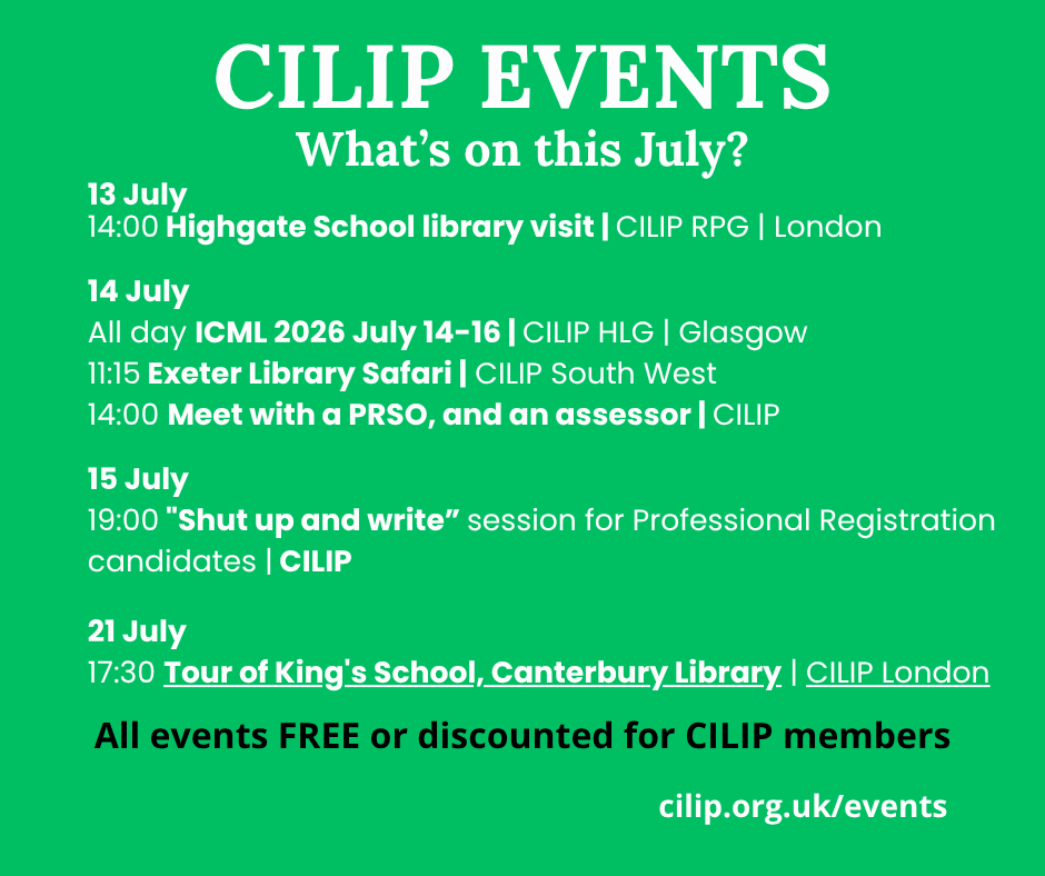 CILIP tweet media