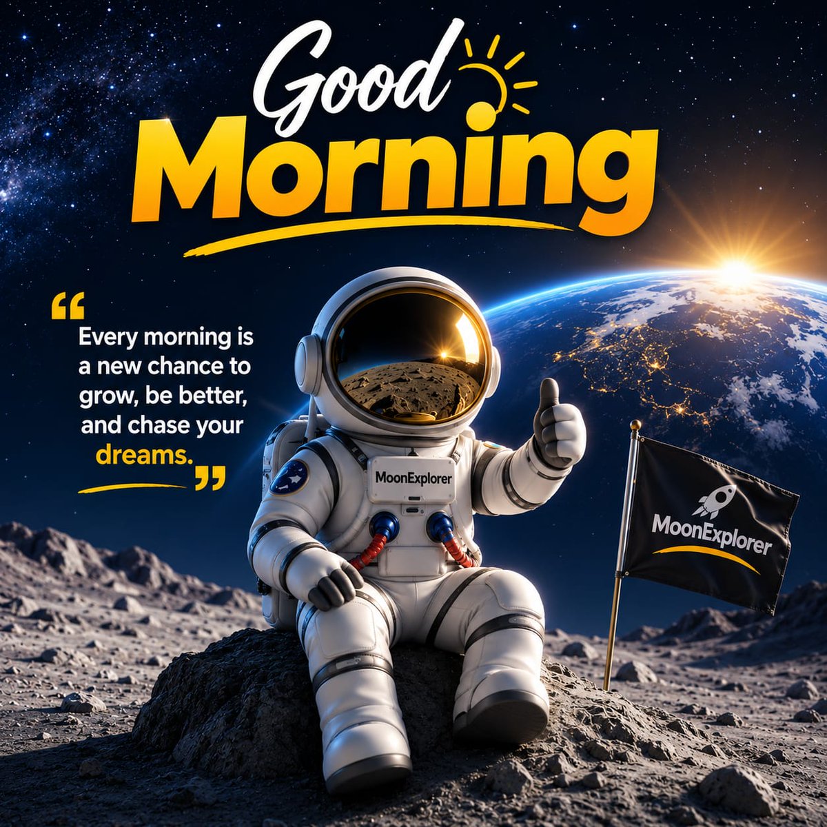 MoonExplorerr's tweet photo. Good Morning ☕️
Have a great and wonderful day 🫶 https://t.co/kxzjmoEQ7Z