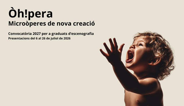 institutteatre's tweet photo. #GRADUATS L’Institut del Teatre ha obert una nova convocatòria per seleccionar dues persones graduades en l’especialitat d’Escenografia de l’Escola Superior d’Art Dramàtic per formar part del projecte «Òh!pera»
👉Sol·licituds: fins al 26 de juliol https://t.co/00rYROPq8w https://t.co/VHGPVEoE9J