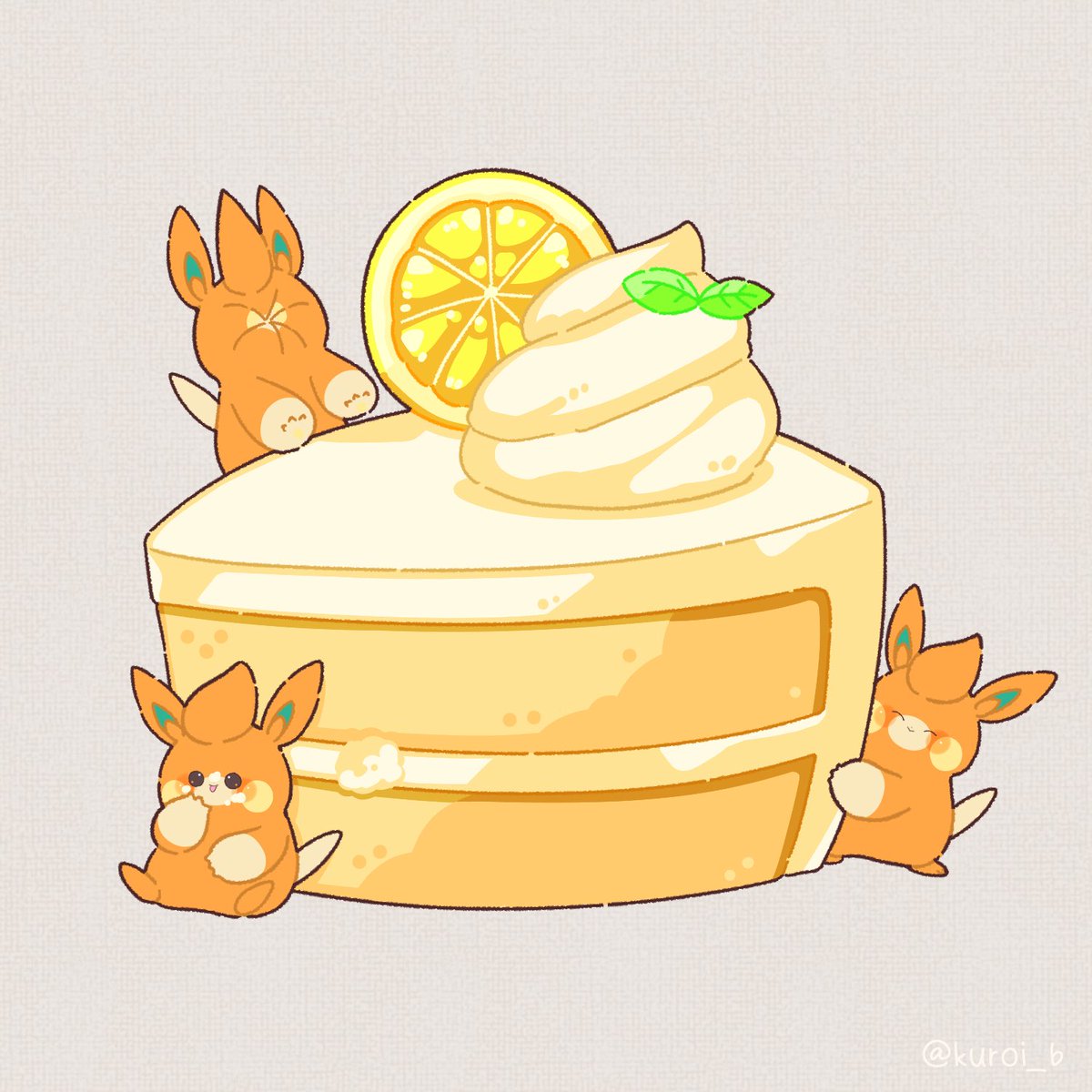 kuroi_b's tweet photo. 🍋🍰✨ https://t.co/tpku03G1Cz