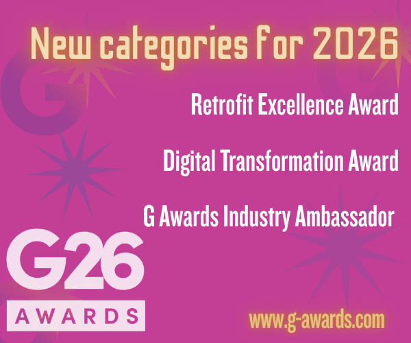 G_Awards's tweet photo. New categories! 
🏆 Retrofit Excellence – celebrate energy‑saving upgrades &amp; standout retrofit projects. 
🚀 Digital Transformation – reward tech that’s boosted efficiency &amp; ROI. 
🙌 Industry Ambassador – honour leaders who elevate our sector. 

https://t.co/gjIli9Bvvs https://t.co/4JTAxeuqGI