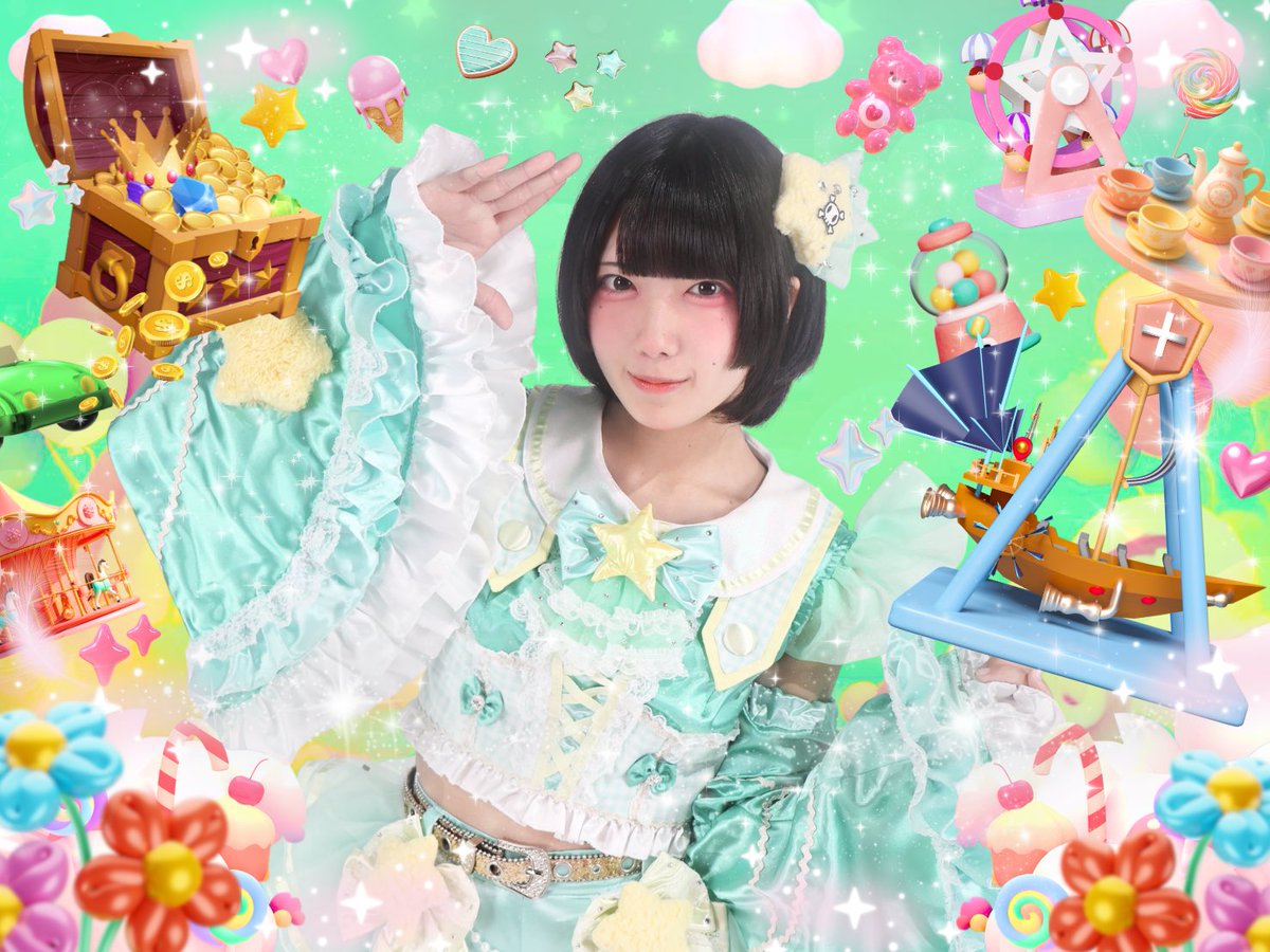 kimnm_official's tweet photo. 【新アー写公開🎪】

🎪•*¨*•.¸¸☆*･ﾟ🌟•*¨*•.¸¸☆*･🎪

🪎名前 : 雨林もい（@Ur1n_kmnm ）
🪎カラー : カメレオンみどり💚
🪎アトラクション : バイキング
🪎モイ！愛をここから配信中！

『きみの心も盗ませて？♡』

🎪•*¨*•.¸¸☆*･ﾟ🌟•*¨*•.¸¸☆*･🎪

#きみねむ https://t.co/8R84ZvWJ9c
