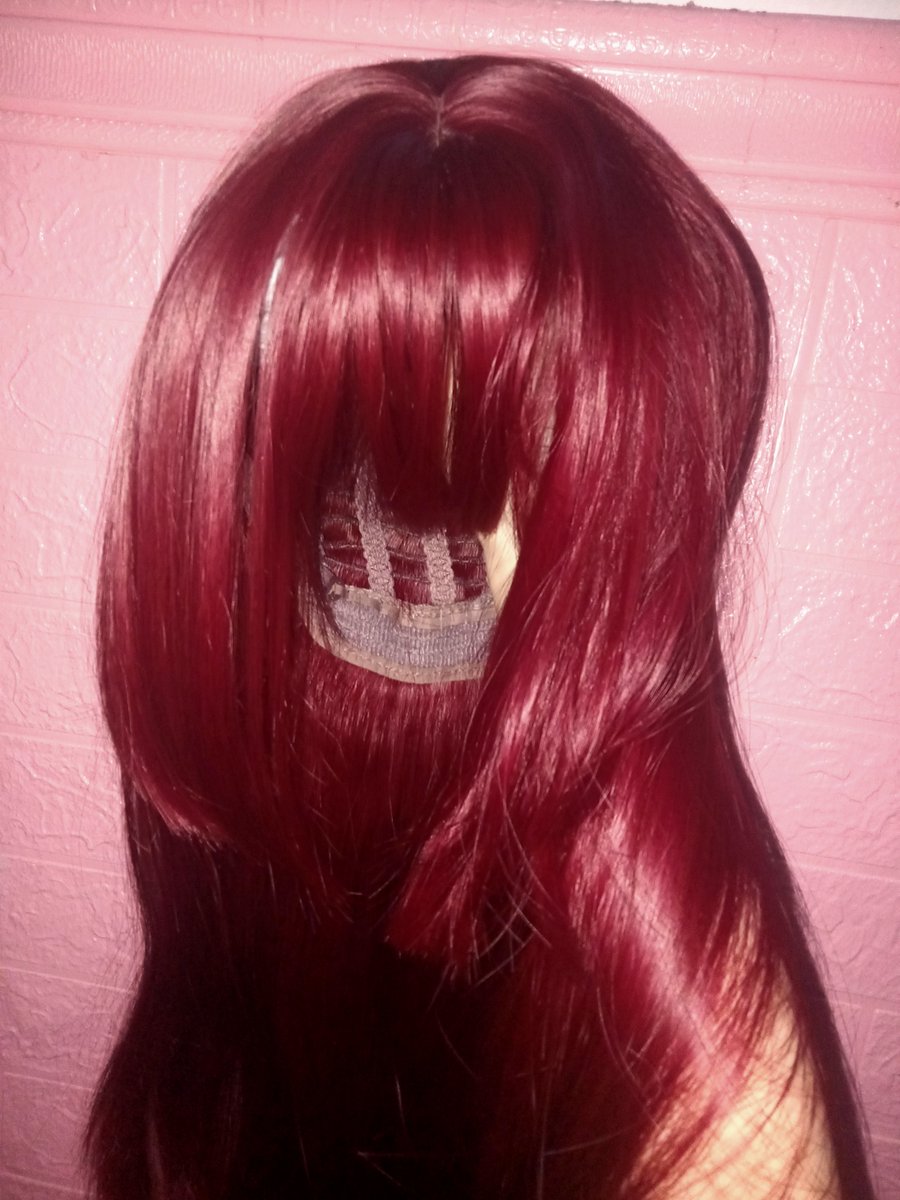zcleleyaa's tweet photo. #wts 300(nego wajar) dapet 2 wig new
hime cut redwine 60-65cm
Cold brown 43-45cm
Free hairnet

#zonauang #wig #cosplayㅤㅤㅤㅤㅤㅤㅤ https://t.co/CsBAVAfMV2