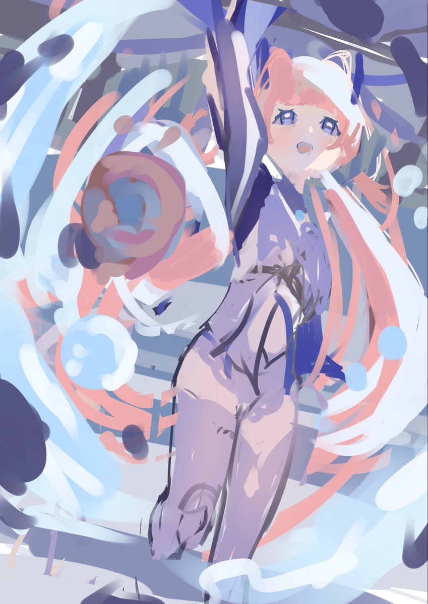 unc_135's tweet photo. 4年前のラフを完成させたのだった🐟 https://t.co/4fSZn7DMuU