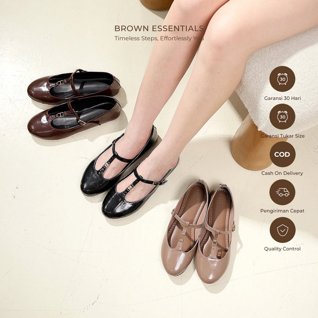 aavetsx's tweet photo. Rekomendasi flatshoes cewek yang gak bikin lecet kaki. Apalagi warna dan bahannya bikin kulit makin cerah dan yang terpenting dalemnya empuk! Ada harga, ada kualitas✨ Cek WINOD Nesya Sepatu Ballet Flatshoes Wanita Hak 2 cm Dapatkan di Shopee sekarang! https://t.co/MvEE8xGBaw https://t.co/kKWuQrHsCr