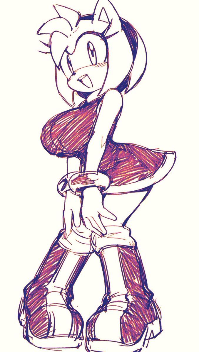 Sanzaruuuuu's tweet photo. remember, amy is not allowed romantic interest in sonic, sega said no, they're just good friends!! https://t.co/igt47P3O3m