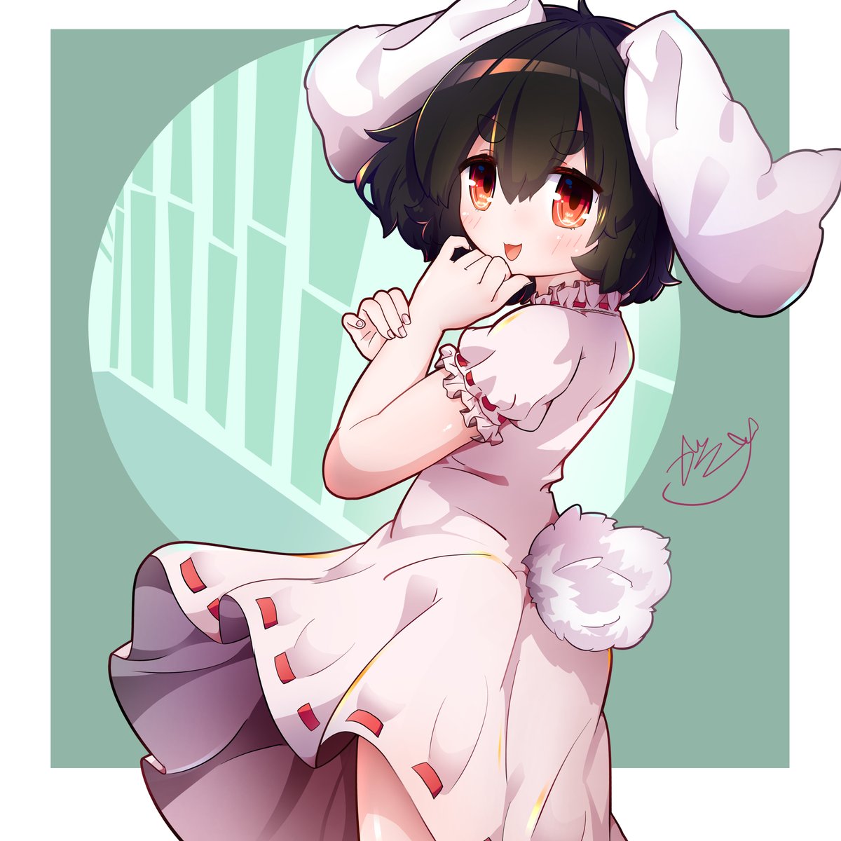 gaidennsinnzi44's tweet photo. てゐちゃんの尻尾ももふもふしたい～🍀🐇 https://t.co/RIRXesegbq