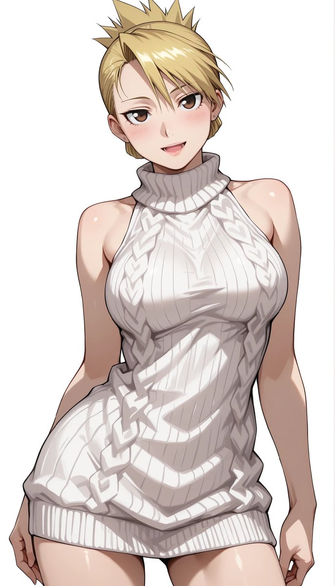 Pinky_AI_0's tweet photo. 鋼の錬金術師　リザ・ホークアイ
DTセーターで支援サイトに投稿しました
SFW illustration, No nudity, no suggestive intent. https://t.co/rCJE2vSxiu