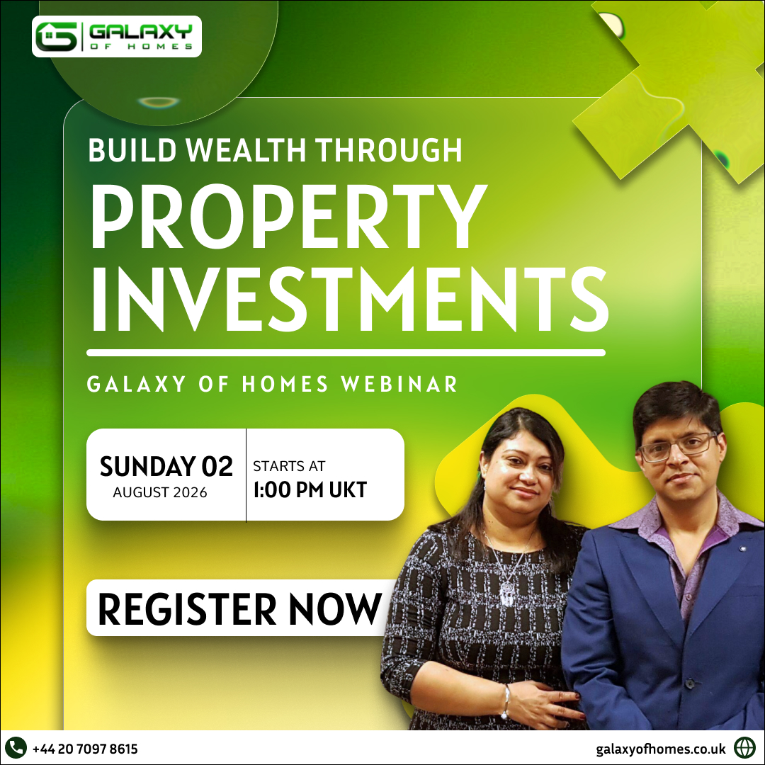 HomesGalaxy's tweet photo. Join our Exclusive Property Investment Masterclass!

02 August 2026 (Sunday) | 1:00 PM UKT
Learn proven UK property investment strategies, market insights, tax planning, and smart financing tips to help you build long-term wealth.

📌 Register now: https://t.co/frKTGdMuL1 https://t.co/npagZbBZuu
