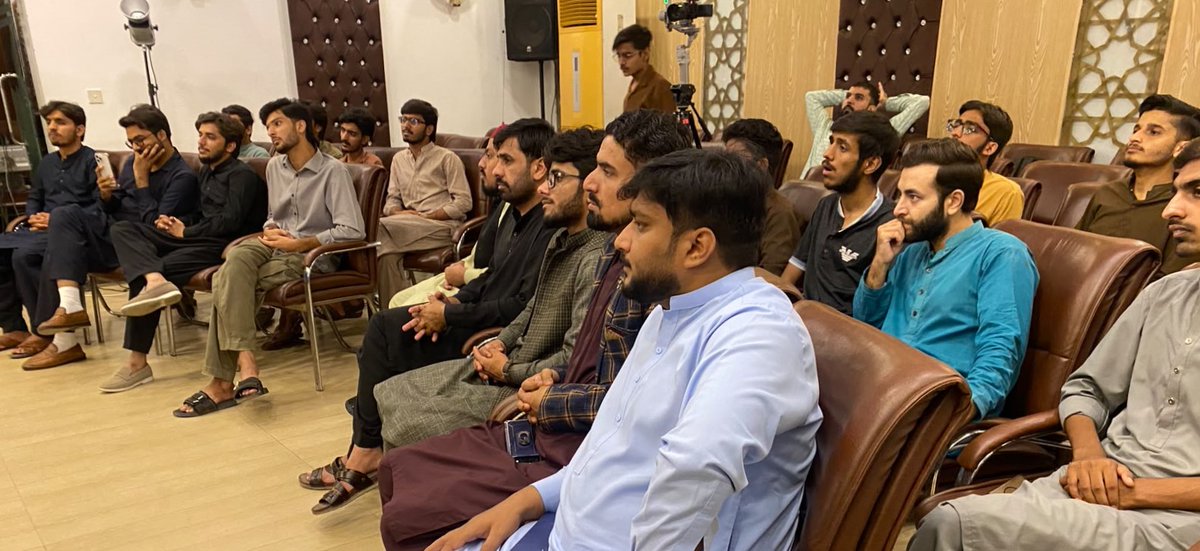 MSMPakistan_'s tweet photo. 🎬 MSM Cyber Force Digital Content Creation Masterclass

Mustafavi Students Movement (MSM) Cyber Force successfully organized a Digital Content Creation Masterclass, equipping students with essential skills in visual storytelling, filmmaking, and digital communication.
Led by Imtiaz Cheema, renowned Cinematographer & Digital Filmmaker, the session covered creative ideation, storytelling, videography, editing, sound design, and opportunities in the digital landscape.

Students and aspiring creators participated both physically and through Zoom, benefiting from practical insights and industry-oriented guidance.
MSM Cyber Force is committed to continuing such initiatives to empower youth with modern digital skills and prepare them for the future.

#MSMCyberForce #MSMPakistan #DigitalContentCreation #DigitalSkills #ContentCreation