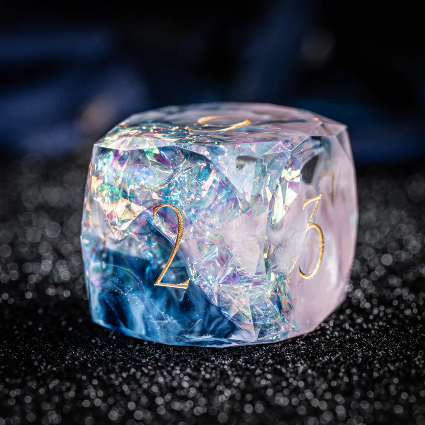 urwizards's tweet photo. Like holding a spell caught between daylight and moonlight.
Twilight Tourmaline brings soft color, icy clarity, and just a little magic to every roll.
#dnddice #ttrpgdice #dicecollection #dungeonsanddragons #resindice #dicegoblin #fantasydice #tabletoprpg https://t.co/5Ba1Pqzelm