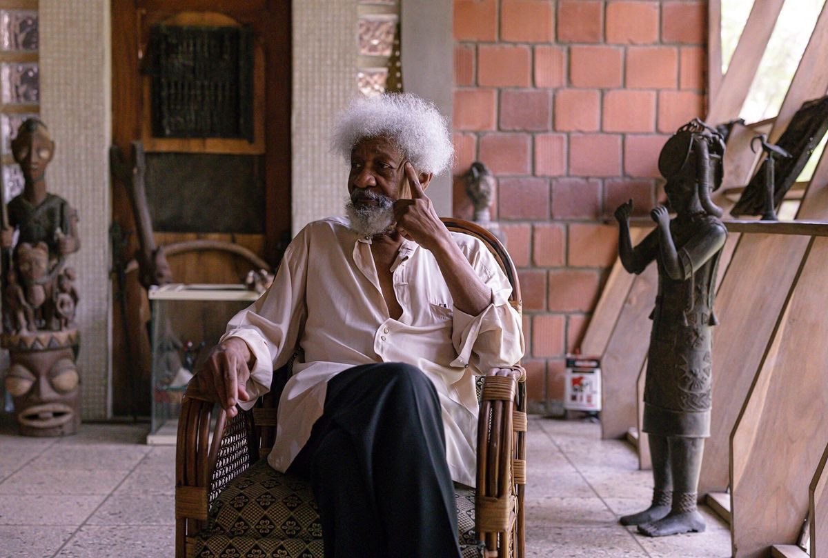 profSoyinka's tweet photo. Too cool for 92! 🎂 https://t.co/jE4hqqReNa