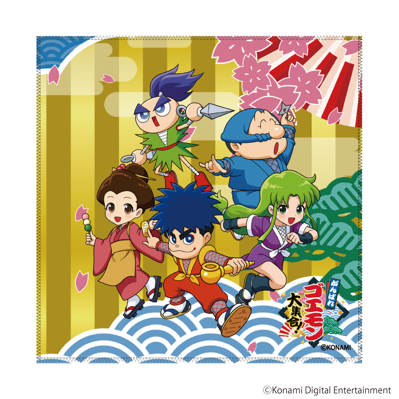 完売情報】 『がんばれゴエモン大集合！』 ・くっつくタオル ご好評
