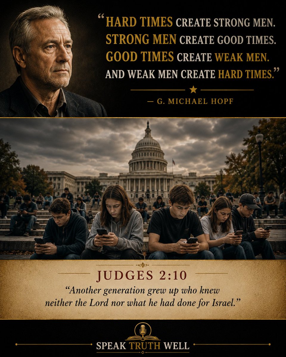 JustBert42's tweet photo. Weak men create hard times. Hard times are coming. Which one are you preparing to be, before you're forced to find out? https://t.co/Maac2noPm0