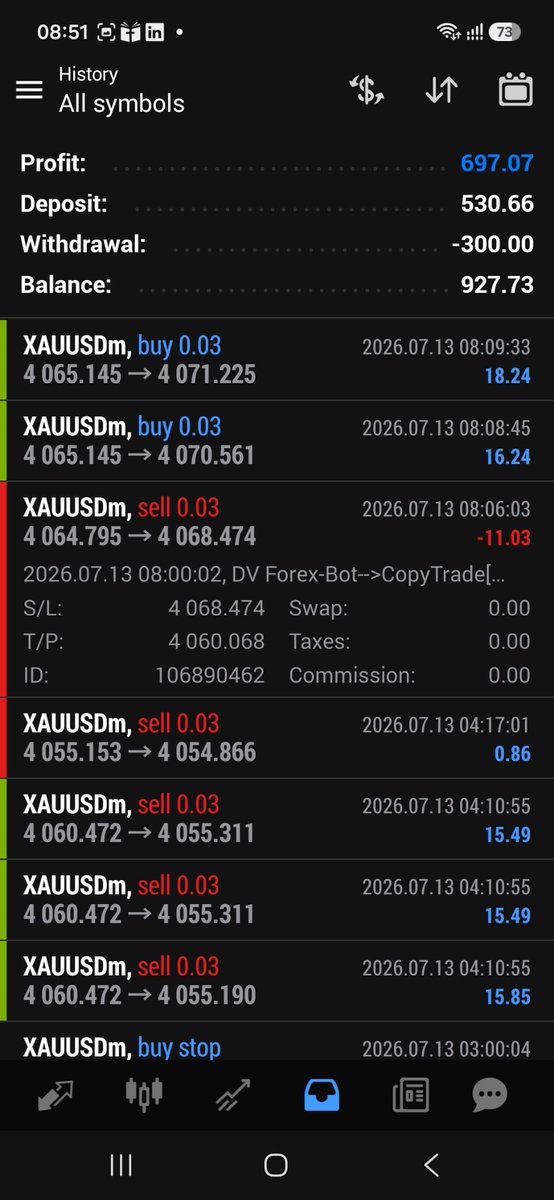 dvforextrades's tweet photo. Be part of our copy trading clients today and start building your trading capital with us successfully.

Visit the website for more information:
https://t.co/Gk9DtckNLS
.
..
... https://t.co/eV4zS2EXl5