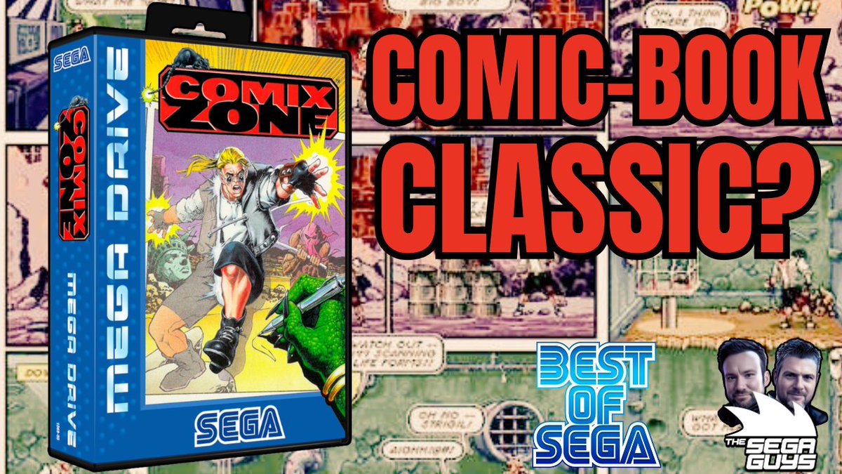 Tonight on The @SEGAGuys I look back at Comix Zone, the unique