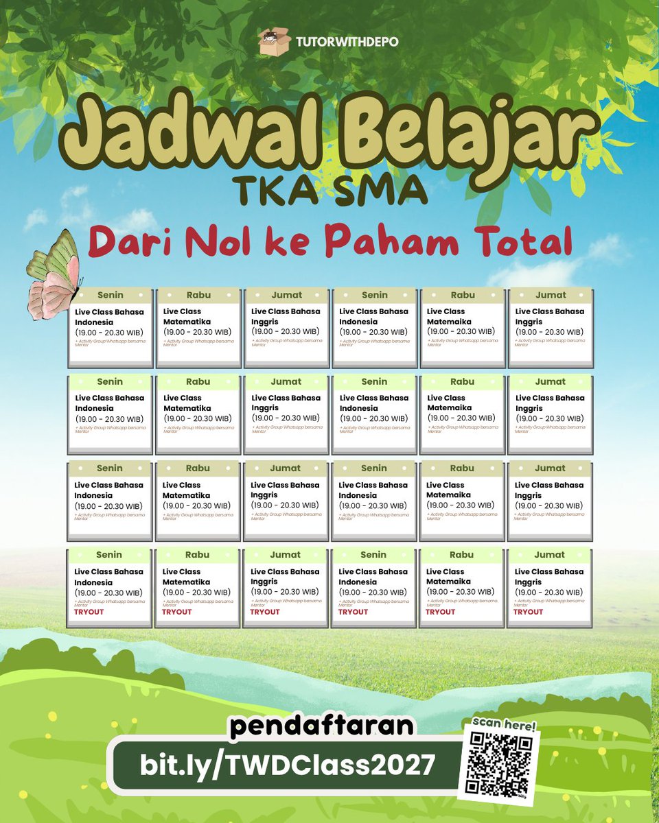 tutorwithdepo²⁷ | Bimbel TKA SNBT Mandiri 2026 tweet media