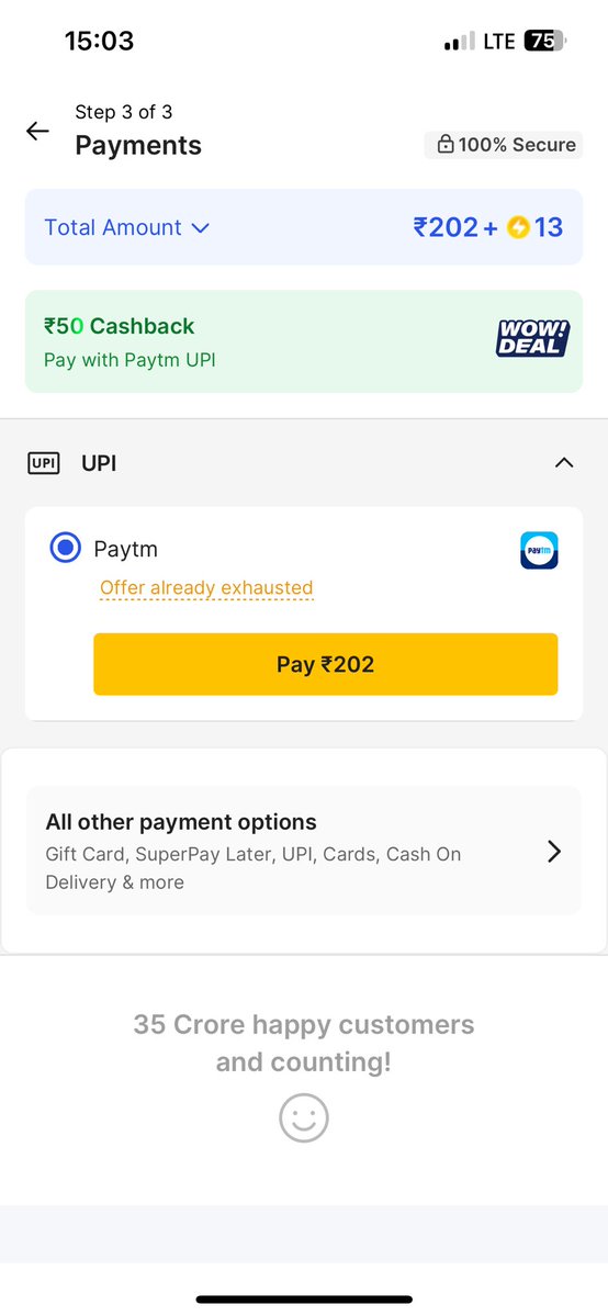 MoneyMakerrzz's tweet photo. @Flipkart @flipkartsupport whether I’ll get the cashback or not ??? If this payment is done ?? https://t.co/EqzS8LEIV0