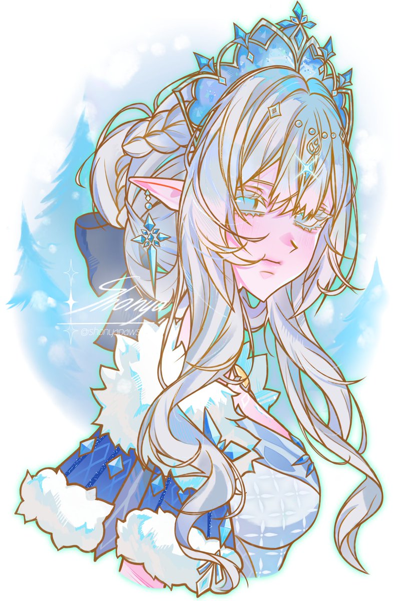 shonyapaws's tweet photo. Tsaritsa🐰❄️  #Genshin #Genshinpimpact #Tsaritsa #artㅤㅤㅤㅤ https://t.co/haBDqzVwuu