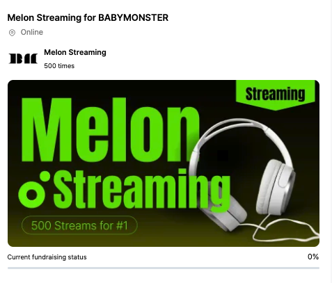 kooky__official's tweet photo. 🎉 #BABYMONSTER #베이비몬스터 Melon Streaming Support  — Now Open!

🔗https://t.co/9zlPcye6CS

Let’s come together to make this happen! 💝

#KookyStreaming #KookyFunding https://t.co/6hBfKd3rfz