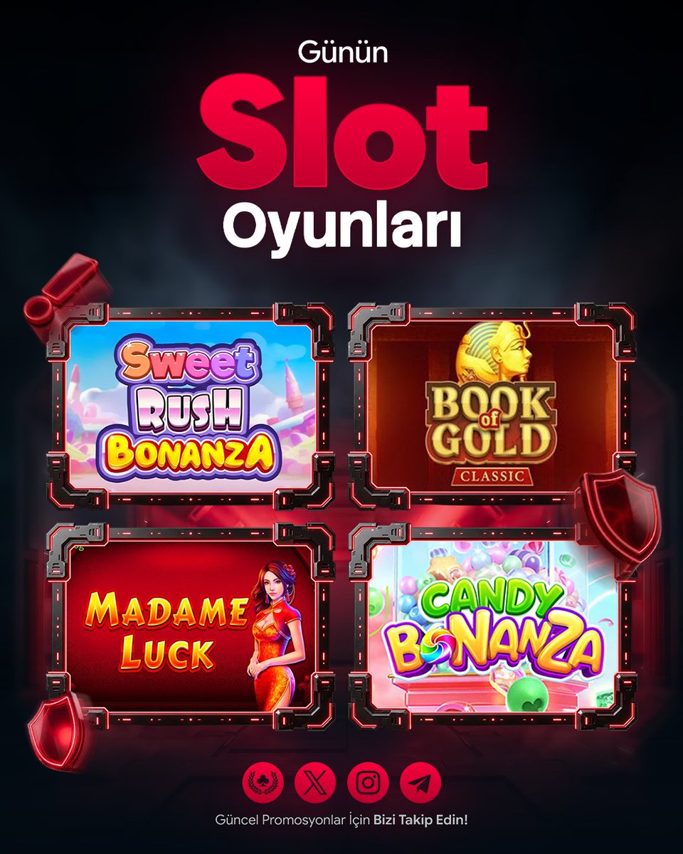 bhsnecom's tweet photo. 👉Günün kazandıran #slot oyunları Bahsine’de seni bekliyor!
👉Yüksek #RTP, büyük çarpanlar ve free spin fırsatlarıyla şansını artır!

⭐️Sweet Rush Bonanza
⭐️Book of Gold Classıc
⭐️Madame Luck
⭐️Candy Bonanza

👑Giriş: https://t.co/FPezmc4Wic https://t.co/kzD4jaVXgO