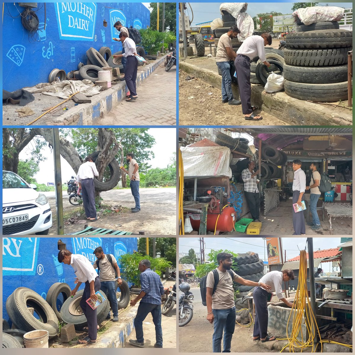 AAMSHAPUR1's tweet photo. SHAPUR tayar Shop Max  Baring &amp; GETCO Office Visit &amp; NVBDCP iec at Vanthali - Junagadh High Way, Phc shapur @CdhoJunagadh @collectorjunag @DdoJunagadh @Tho_Vanthali https://t.co/nx1dphLZdr