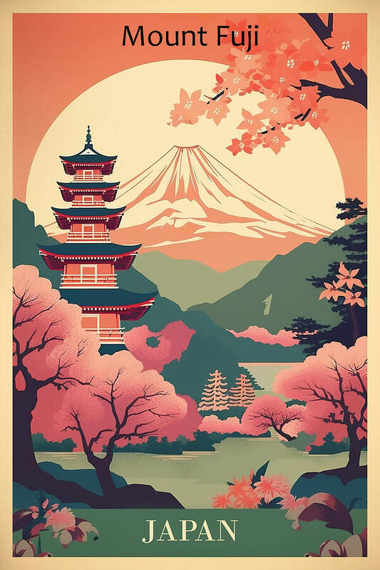 HurmerintaArt's tweet photo. If you love Mount Fuji art, come and have a look at this vintage travel style design.
#wallart #japan #mounfuji #fuji #giftidea #card #yogamat
https://t.co/2X0fU52rwo https://t.co/u2RXn18GoB