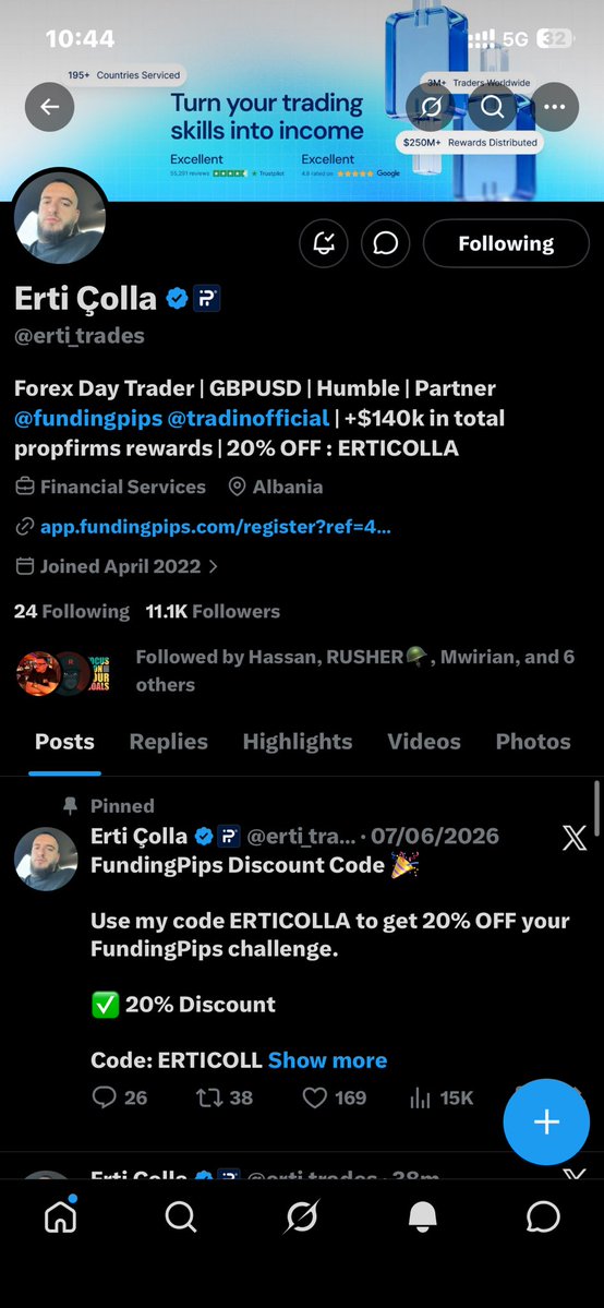 D_enzel_11's tweet photo. @erti_trades @fundingpips @avikkfp @web_dev001 @serpent_curve @serpil_atesli 

I really want to win this Erti 😓 https://t.co/tTOoB7miJZ