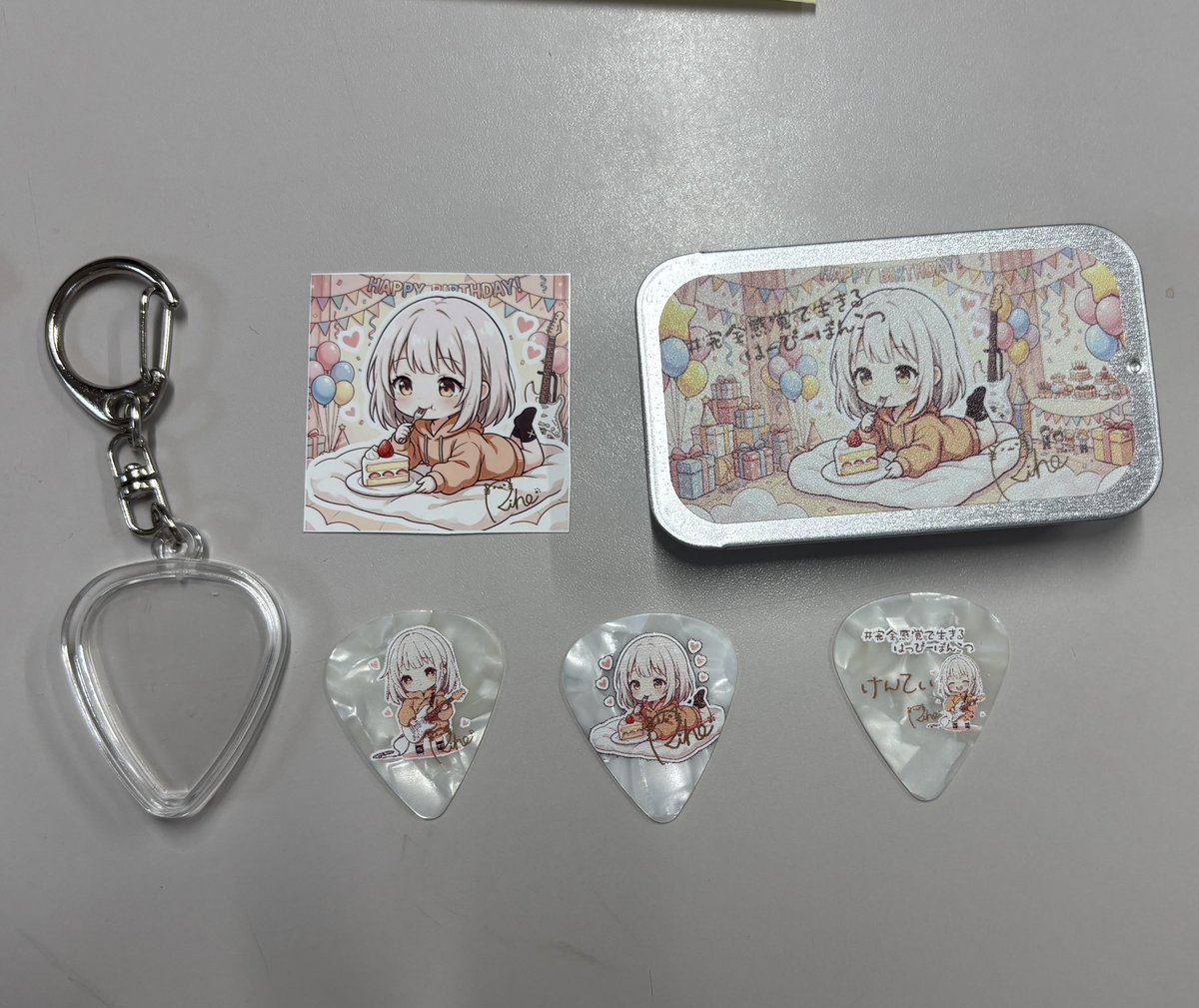 inochi39's tweet photo. 豪華特典頂きましてありがとう！

そしてほなこさんとりほてぃを並べてみるオタ https://t.co/rQpj9i1pmR